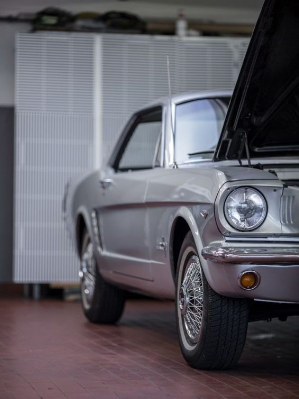 Oldtimer in der Werkstatt