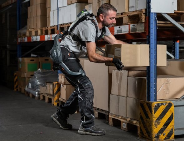 Materiallösungen für das B900 aktive Rückenexoskelett