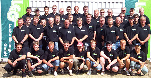 Belegschaft, 15 Jahre Lucka Eisenguss