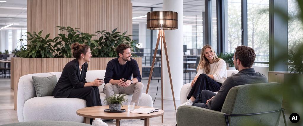 VIVAA.free Woodshade mit Schirm aus recyceltem MDF