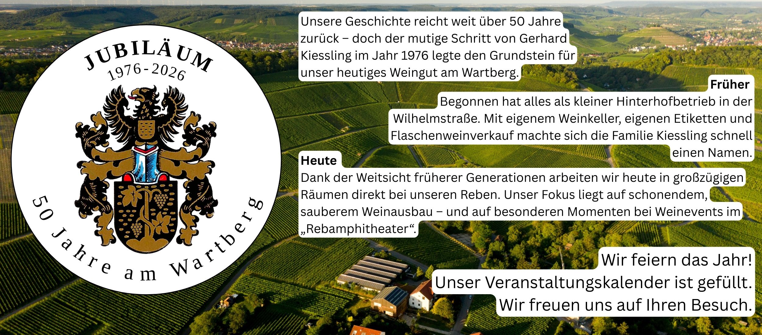 50 Jahre Weingut am Wartberg
