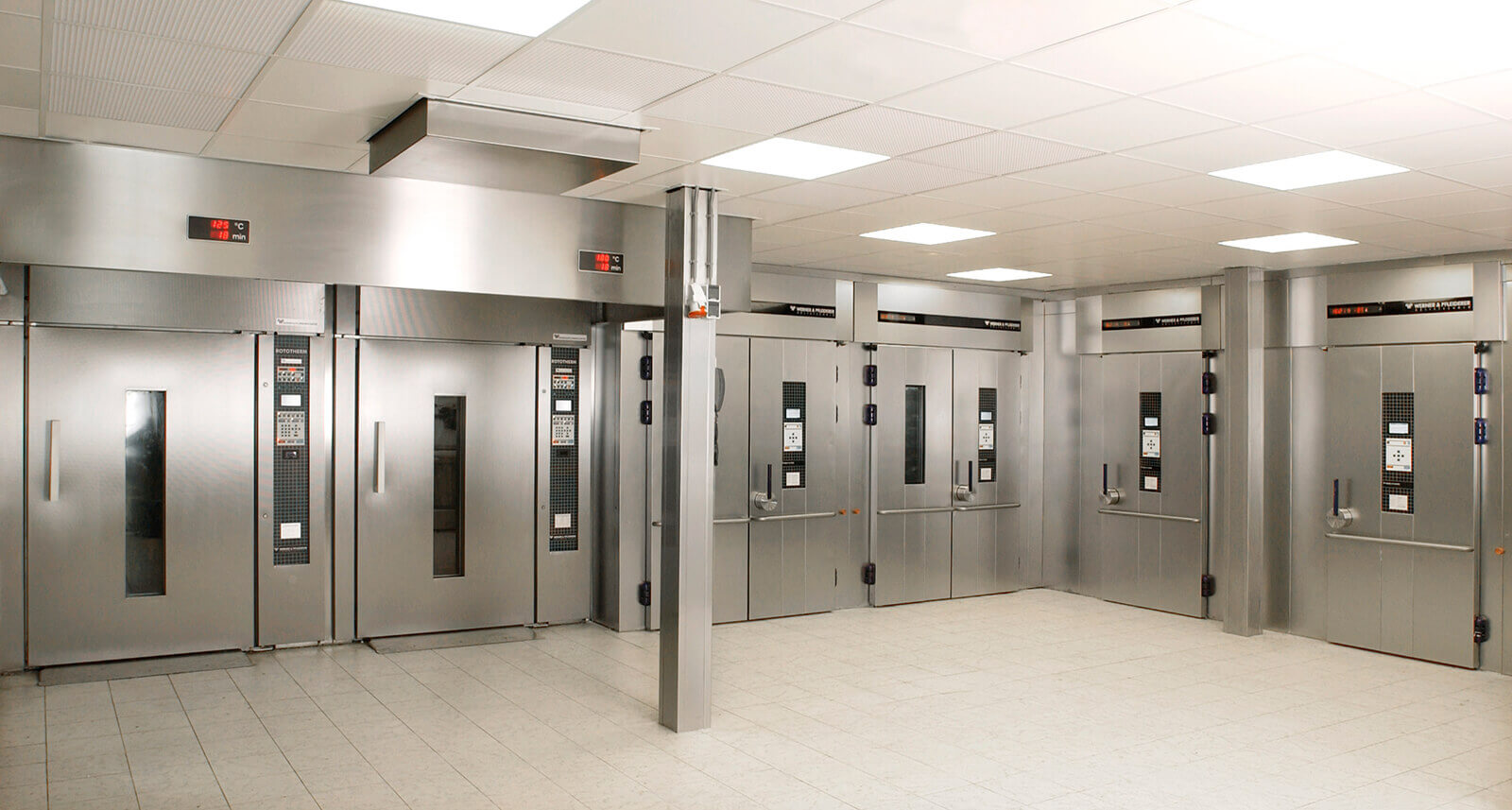 Edelstahl-Kühlzellen für die Bäckerei