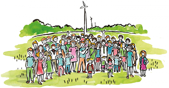 Eigenen Strom erzeugen – Comic-Projekt