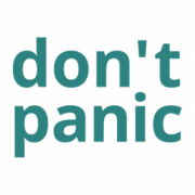 don't panic Logo