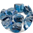 Blautopas London Blue (Rohsteine)