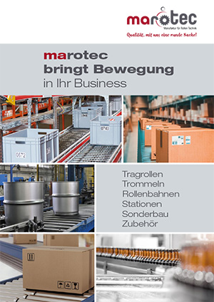 Prospekt-Produktübersicht Tragrollen und Trommeln