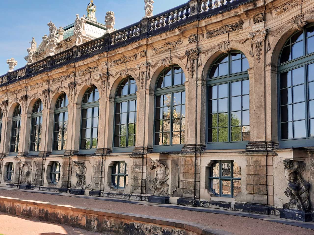 Denkmalschutzglas für Dresdner Zwinger