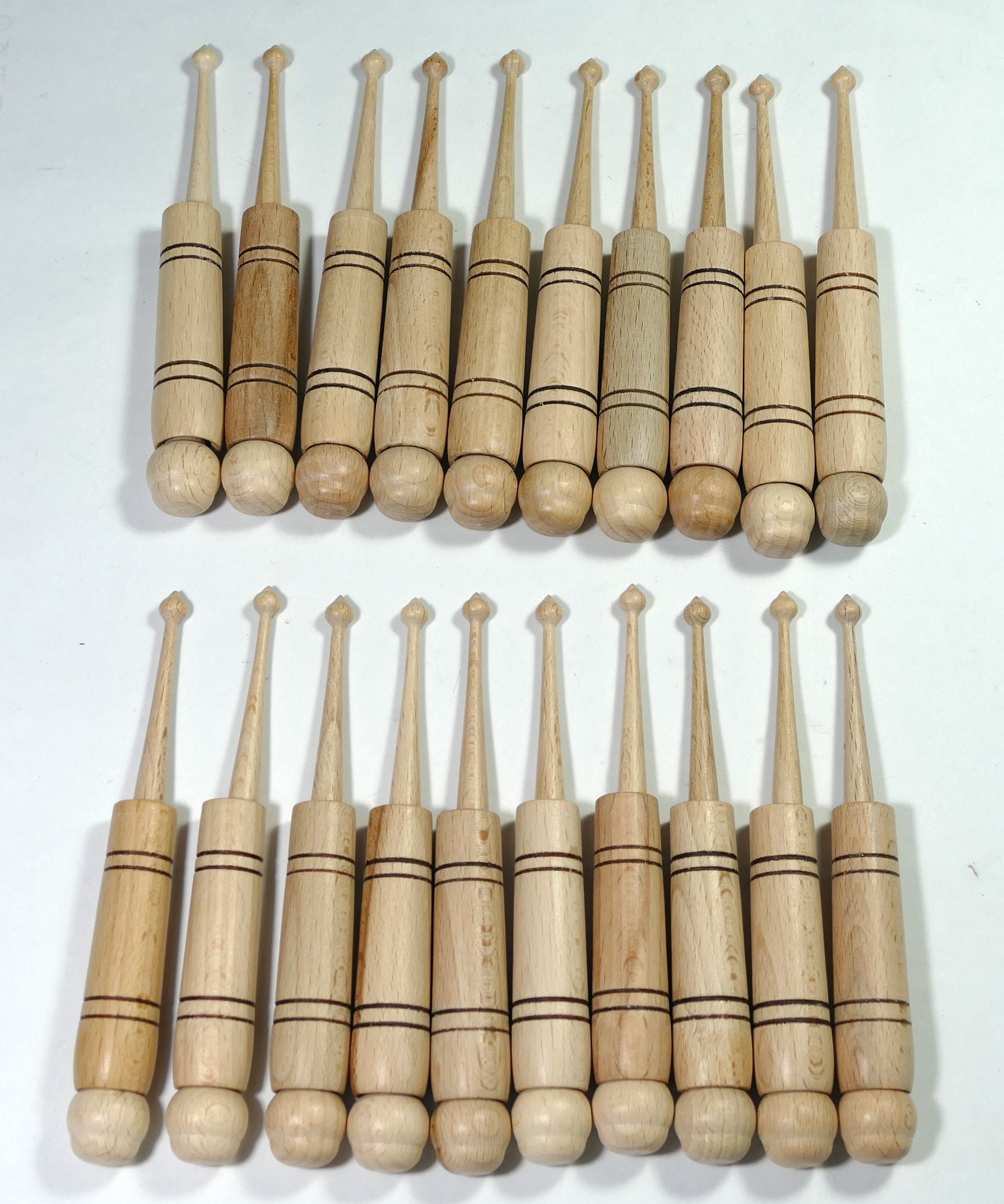 Hülsenklöppel, 20 Stück (10 Paar)