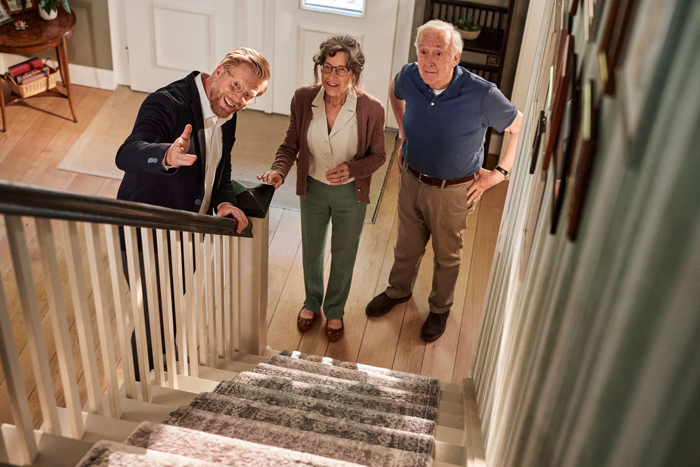 Treppenlauf beim Beratungstermin