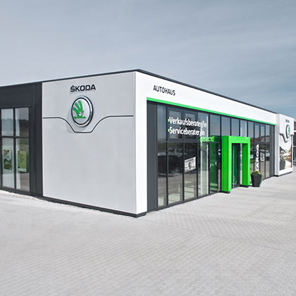 Hallenbau Autohaus