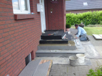 Außeneingang aus Granit