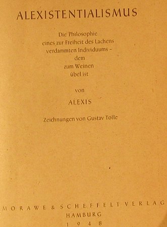 Buchrückseite Alexis