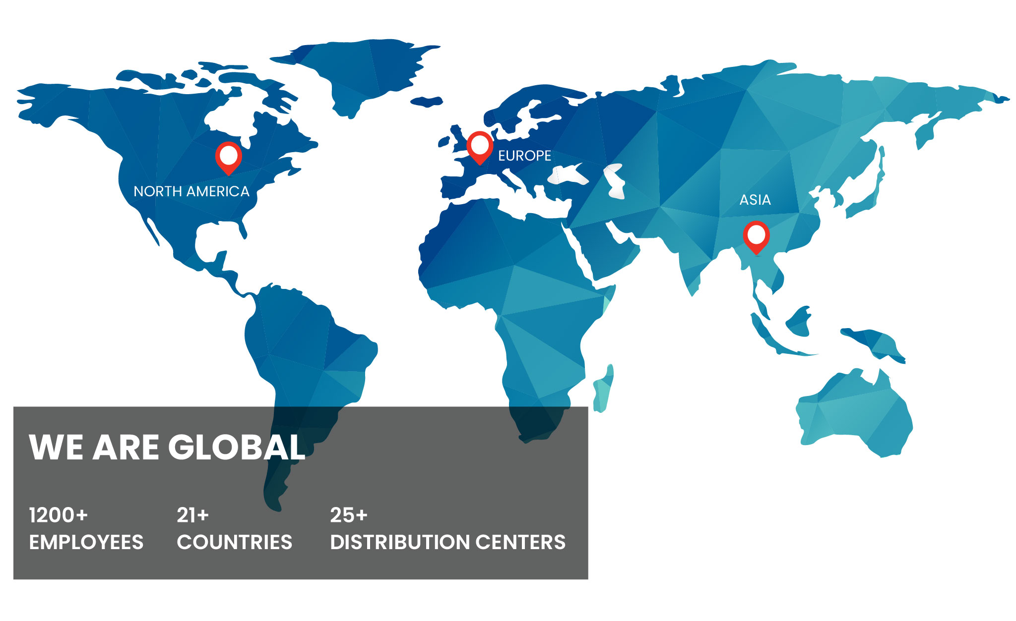 Globales Netzwerk der Ellsworth Corporation