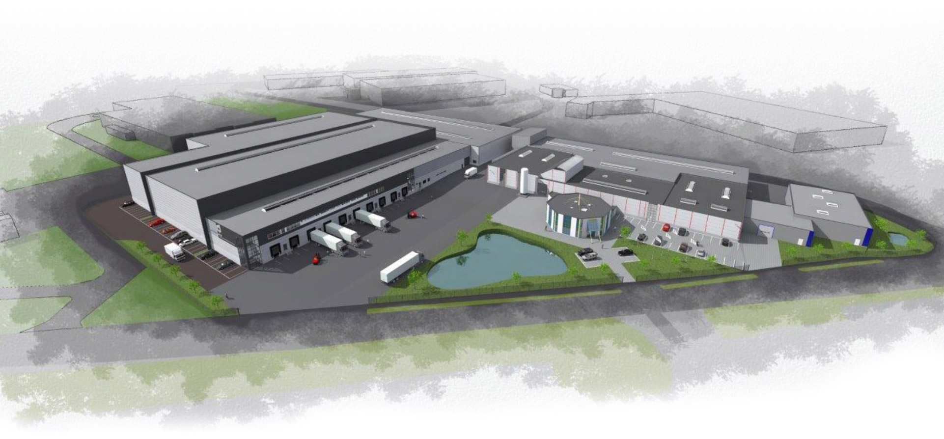 Investition in neue Produktions- und Lagergebäude