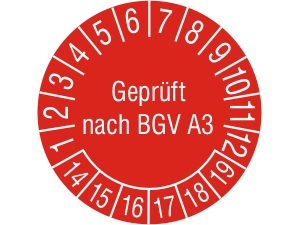 DGUV-V3-Prüfung nach Berufsgenossenschaft