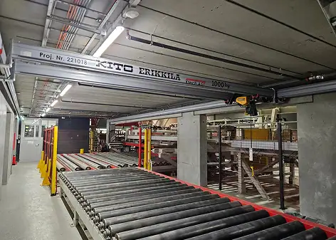 Industriekran im Einsatz