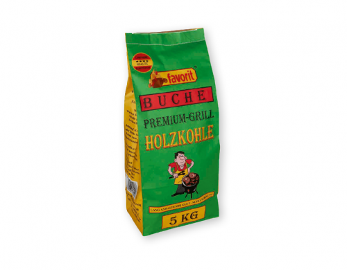 FAVORIT Buchen-Holzkohle 5 kg