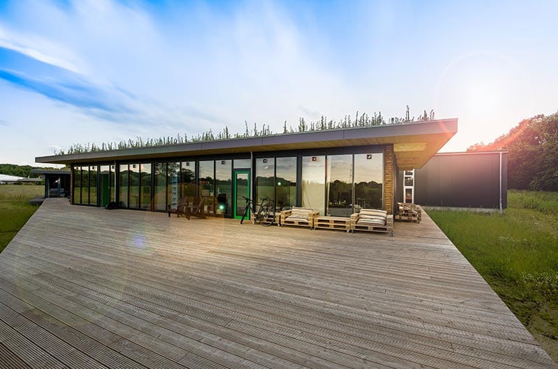 Büropavillon in Holzbauweise