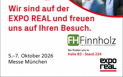 Integrierter Holzbau – FH Finnholz auf der EXPO REAL 2026 in München
