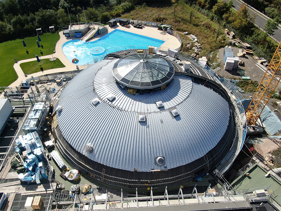 Kuppeldach Freizeitbad Idstein