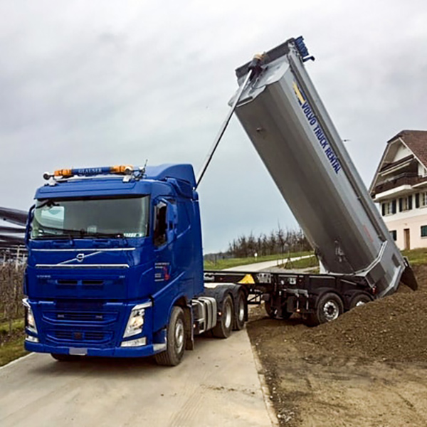 Transporte mit eigenem Fuhrpark