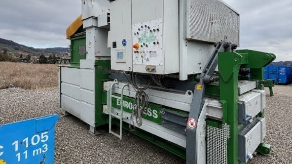 Kanalballenpresse EP 6000 V5 (hakenliftmobil, 60 t)