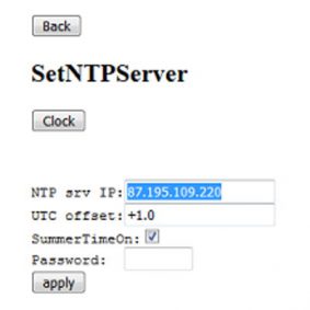 NTP-Server-Set