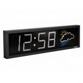 Digitale Wetteranzeige