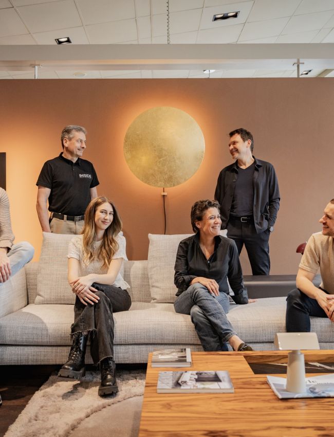 Das INSIDE Team im Showroom Graz