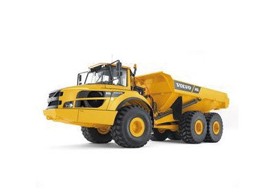 Knickgelenkte Dumper