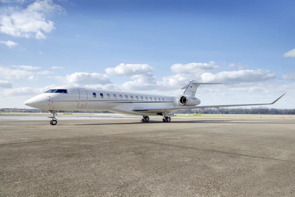 Betrieb Bombardier Global 7500 (drittes Flugzeug der Flotte)
