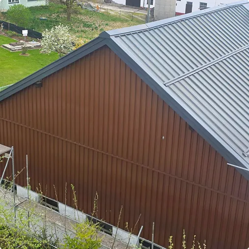 Energieeffiziente Sandwichpaneele-Bedachung