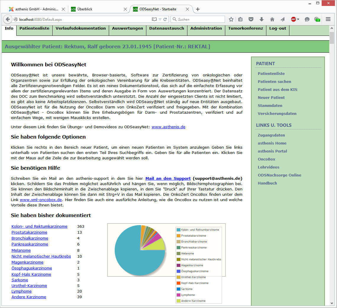 ODSeasyNet – Startseite