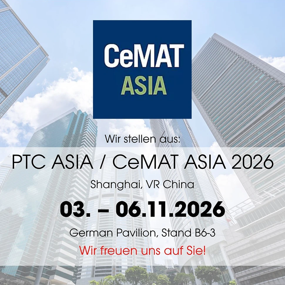 ECO Kartuschen auf der PTC / CeMAT Asia