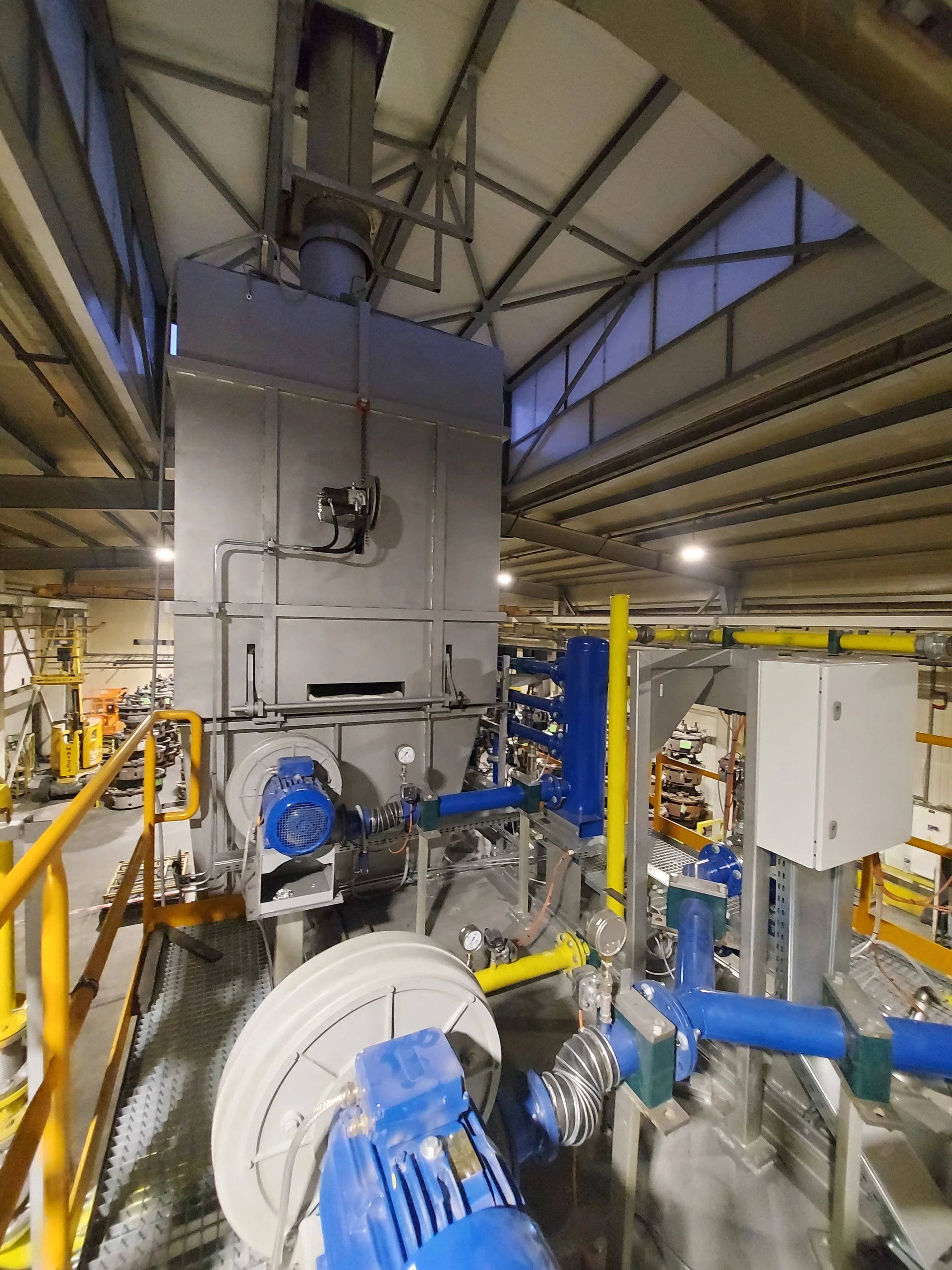 Gaskammer im Ofen