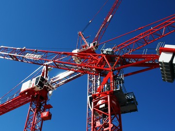 Turmdrehkran aus der Mietflotte