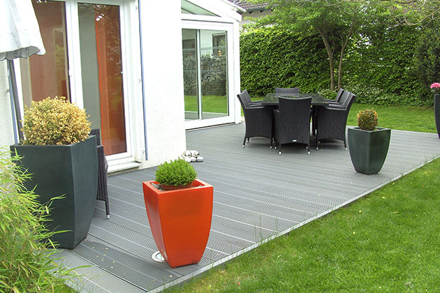 Terrassen- und Balkonbelag aus TRIMAX
