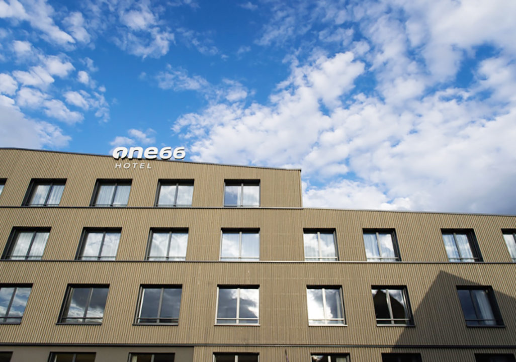Fassadenschalung Hotel One 66, St. Gallen