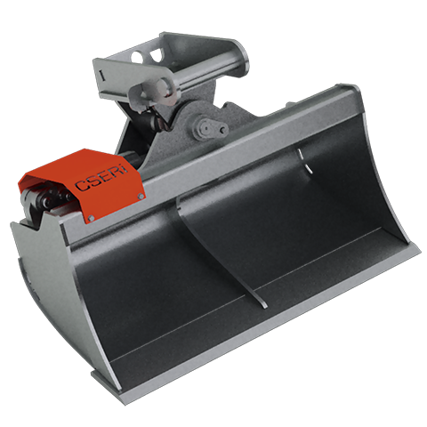 Grabenräumlöffel hydraulisch schwenkbar