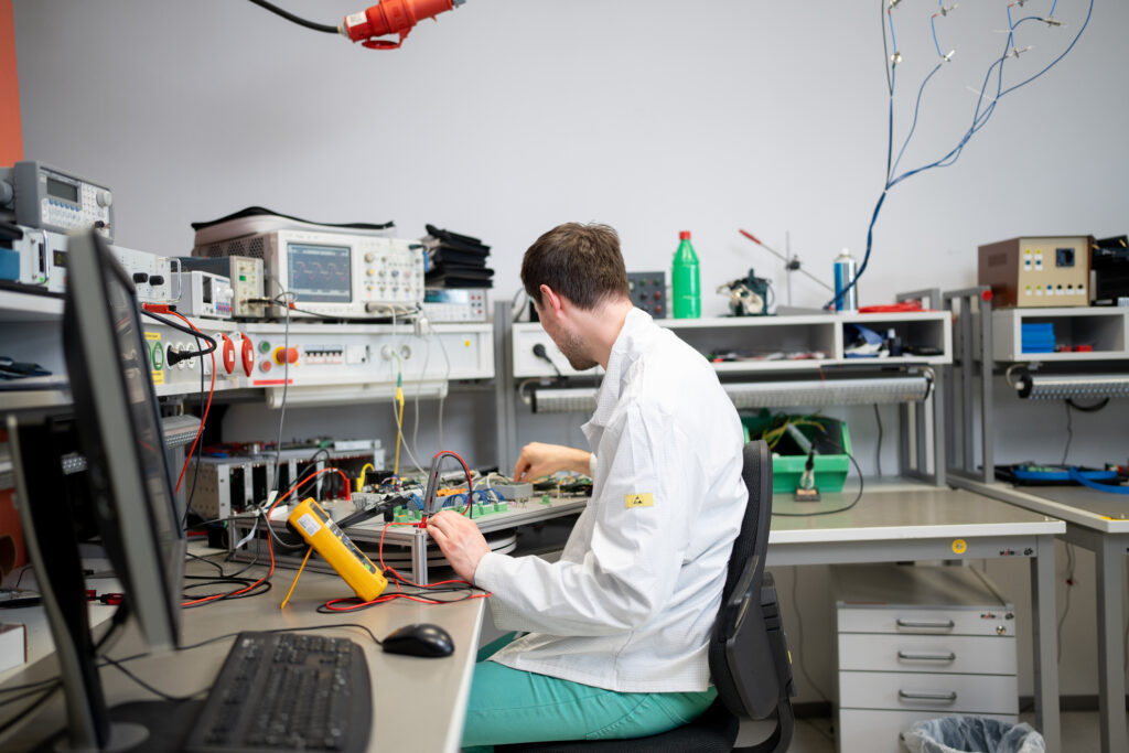 Electronics development in the laboratory