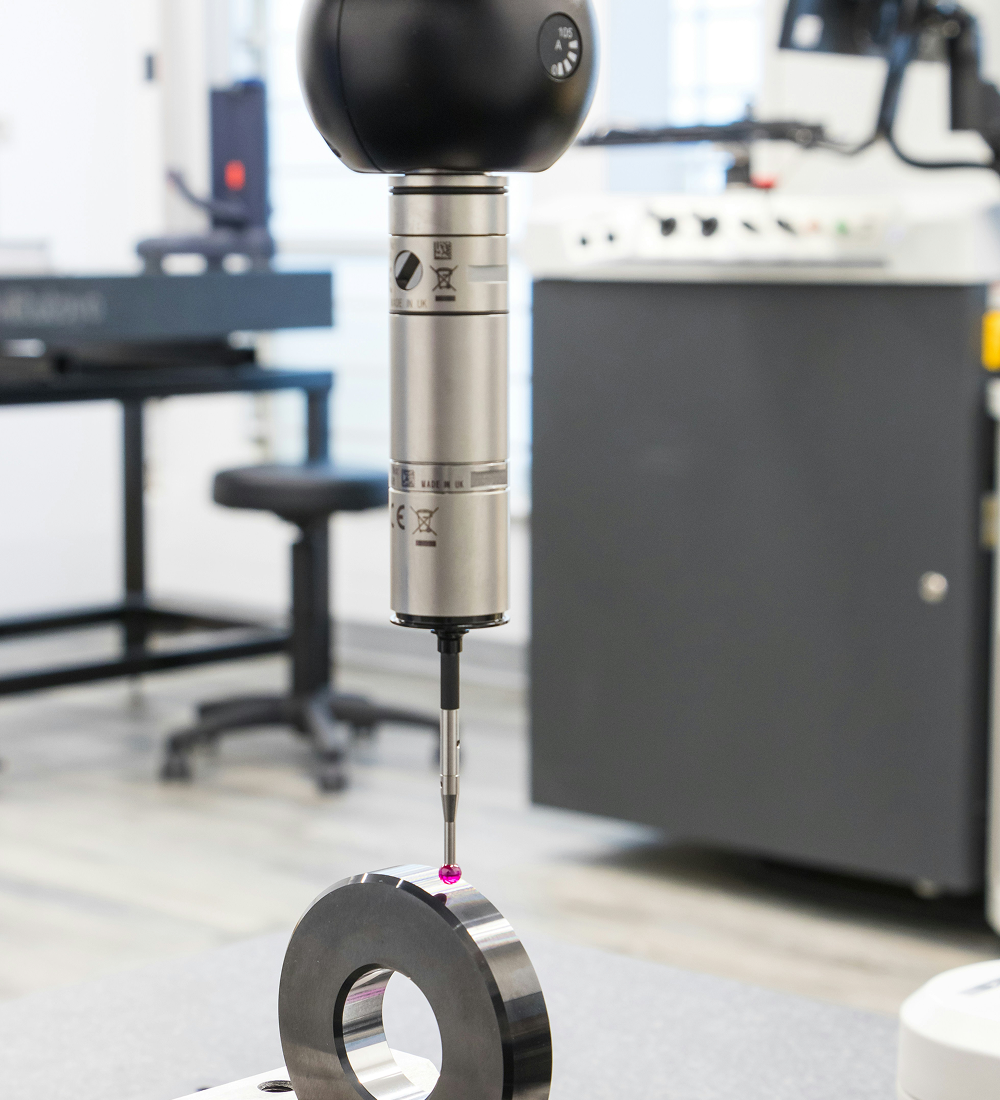 CNC-Vermessung eines Bauteils