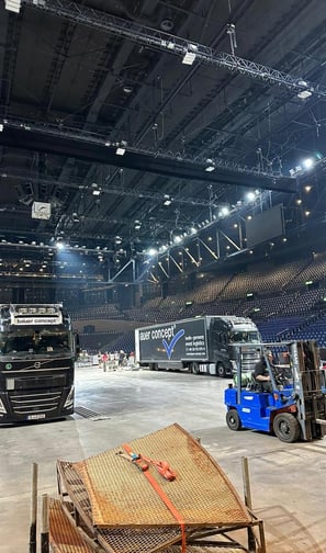Projekt der Eventlogistik
