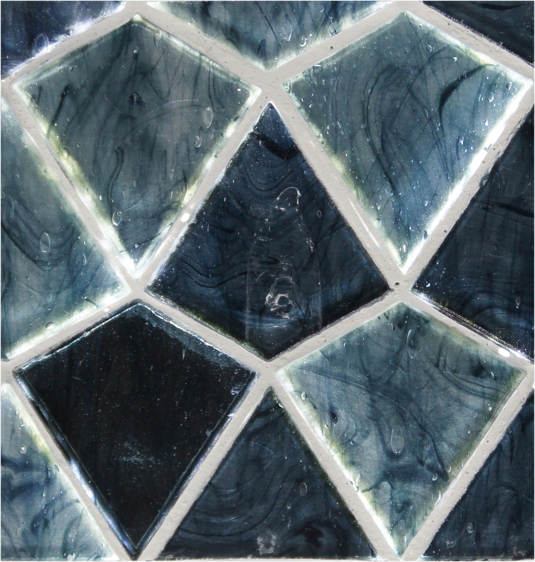 Leuchtmosaik-Fliese L'ANTIC COLONIAL AQUA BLUE (Beleuchtung aus)
