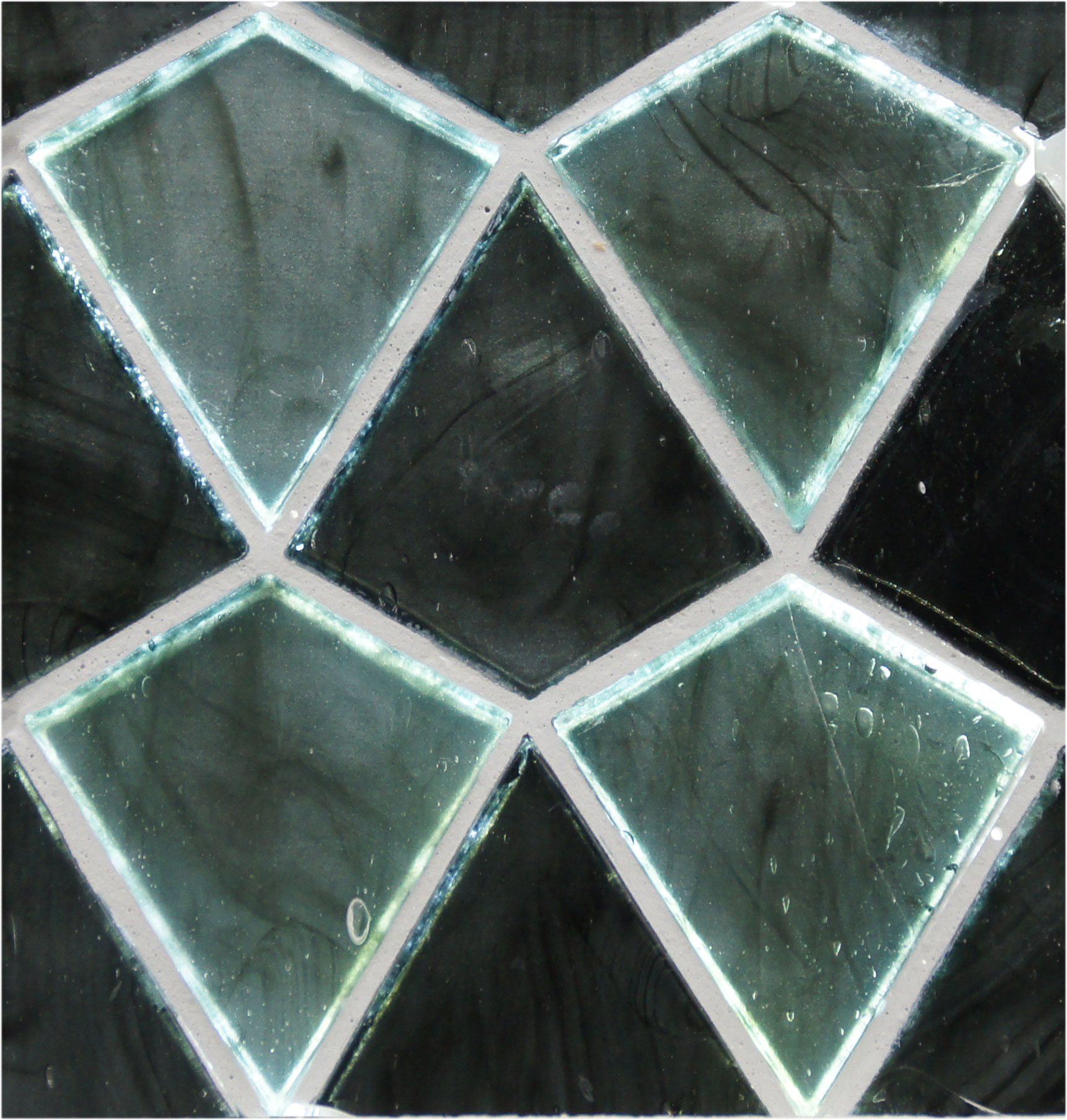 Leuchtmosaik-Fliese L'ANTIC COLONIAL AQUA GREEN (Beleuchtung aus)