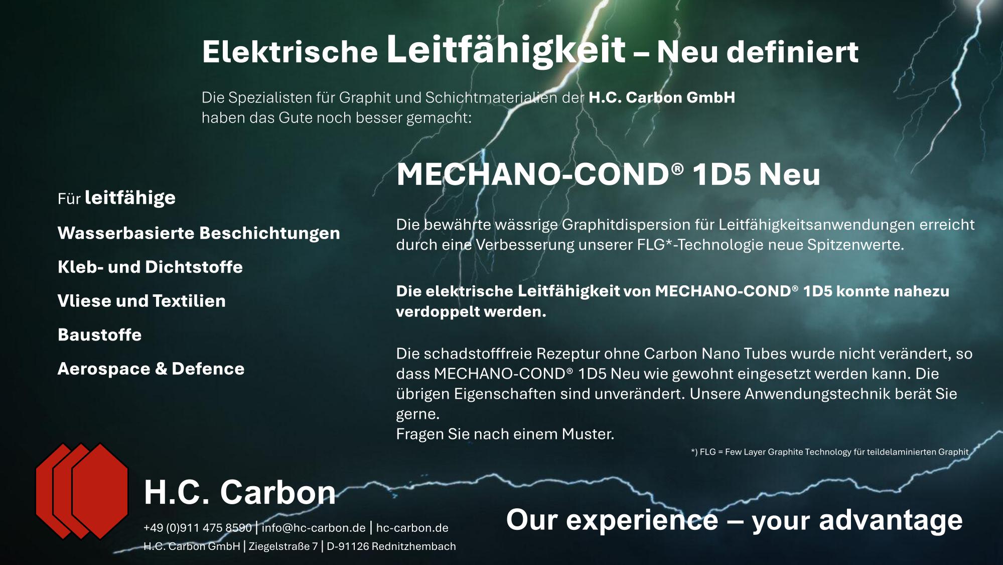 Elektrische Leitfähigkeit durch FLG-Technologie
