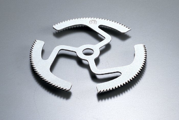 Fiber laser in operation