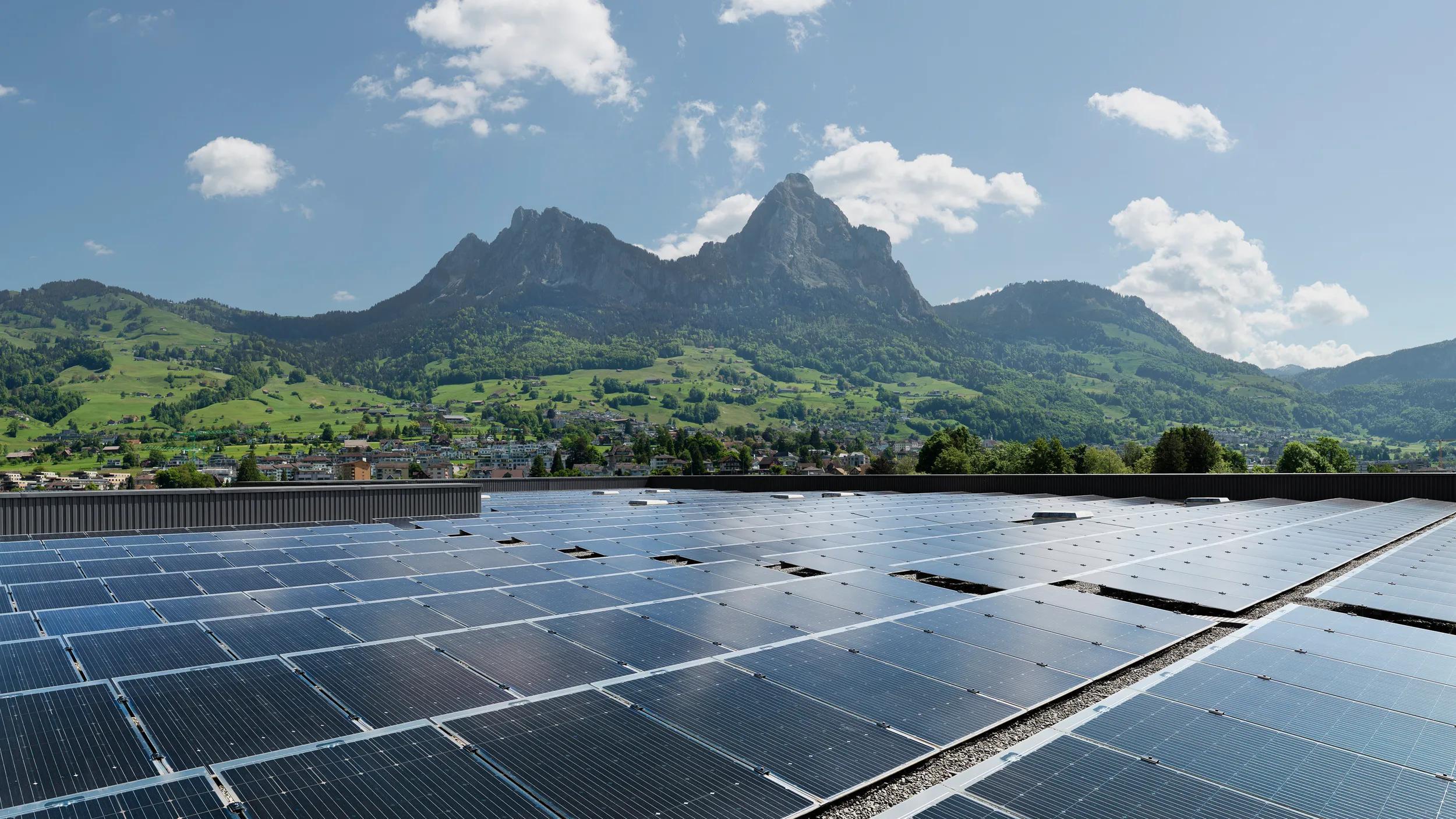 Solaranlage am Logistikzentrum