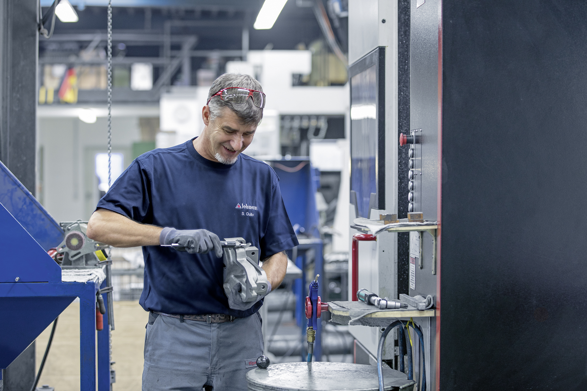 Mitarbeiter am Arbeitsplatz