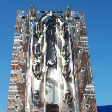 Bauteil aus transparentem Thermoplast