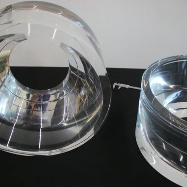 Bauteil aus transparentem Thermoplast